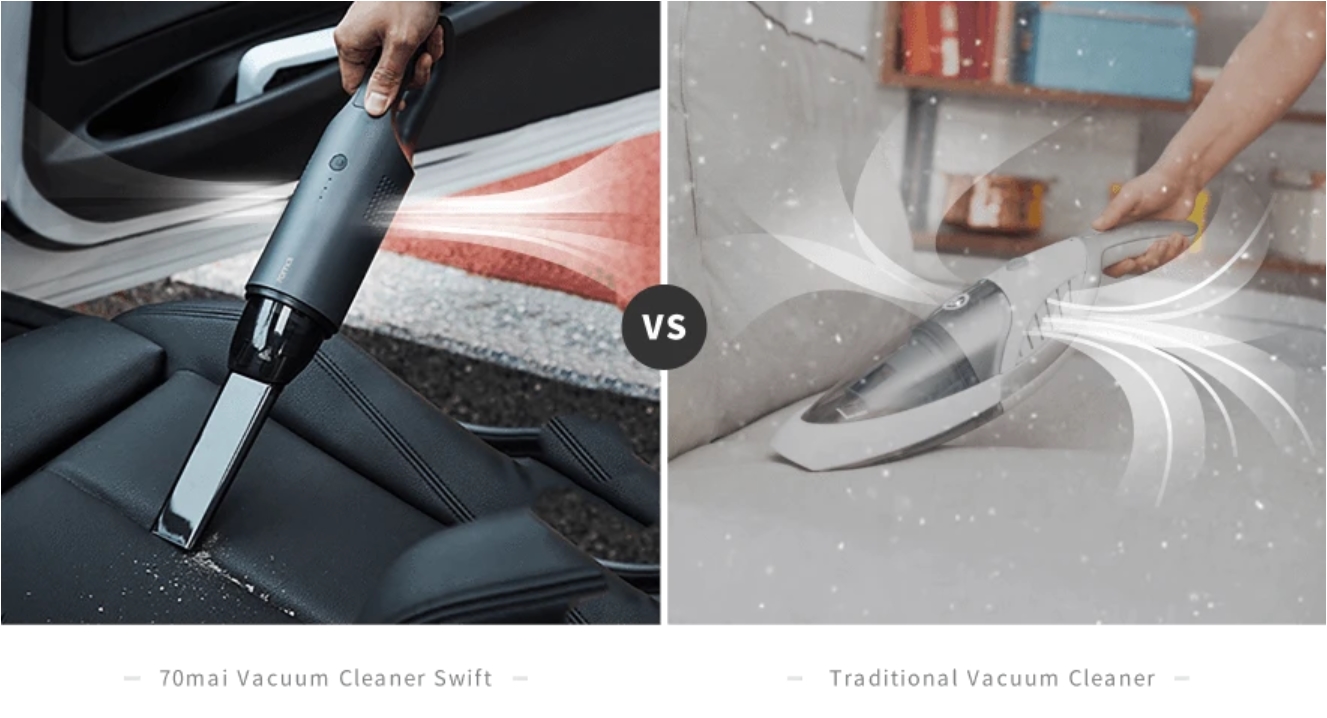 Беспроводной автомобильный ручной пылесос 70mai Vacuum Cleaner Swift (MiDrive PV01)