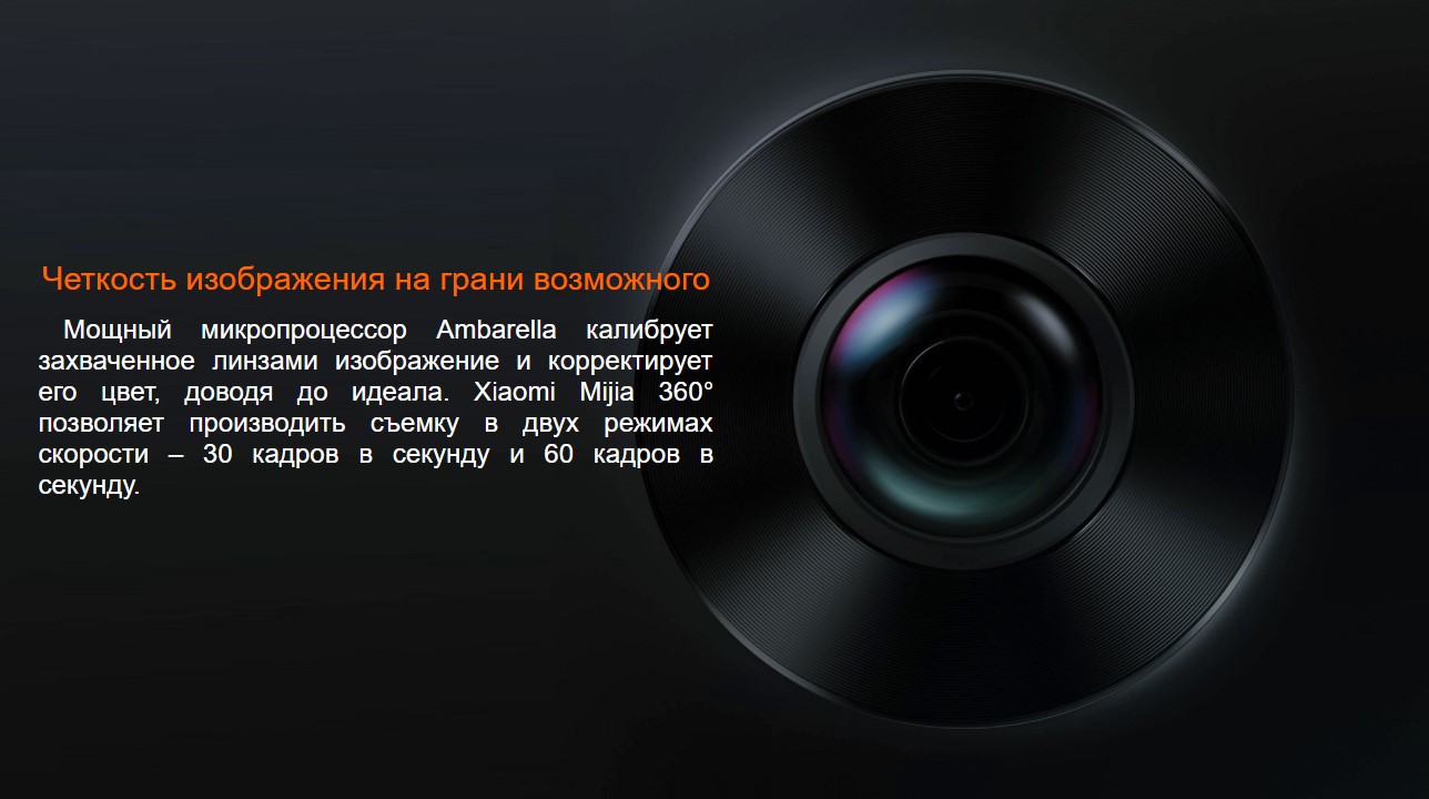 Сферическая экшен камера Xiaomi MiJia 360 Sphere Panoramic Camera