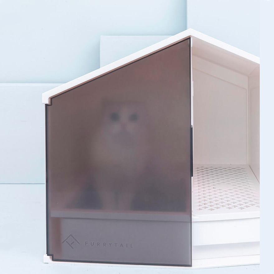 Туалет-лоток для кошек Furrytail Glow House Cat Litter Box