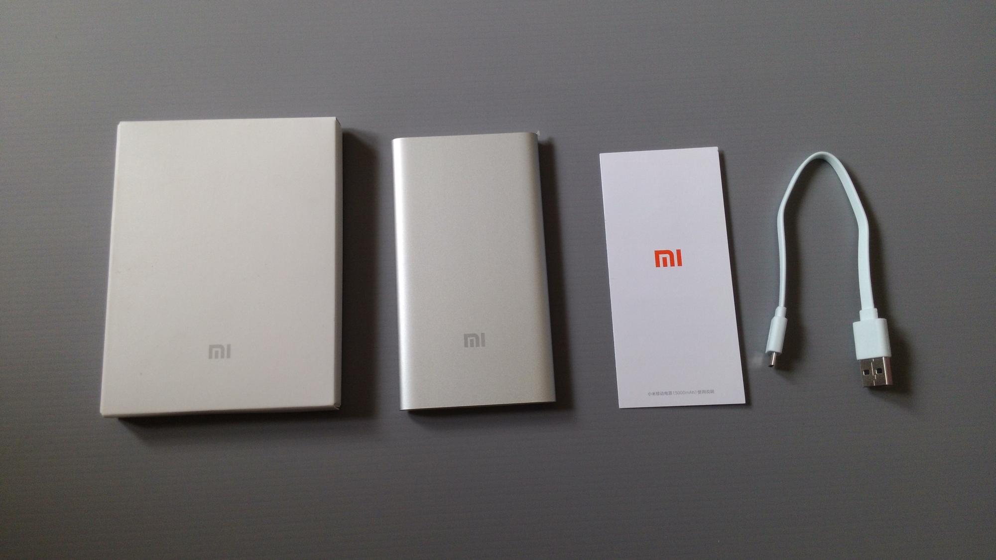 Портативное зарядное устройство Xiaomi Mi Power Bank 5.000 mAh